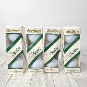 MacGregor Master Golf Balls 418 Icosahexahedron Design 4-3 Packs
